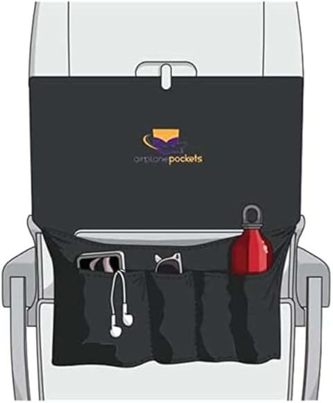Airplane Pockets Airplane Tray Table Cover | Seat Back Organizer & Storage for Personal Items | C... | Amazon (US)