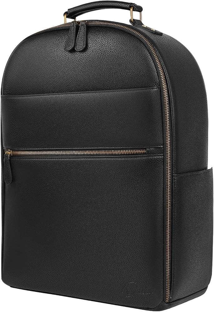 Camera Backpack Classic Leather 25L with 16 inch Laptop Compartment, Professional Camera Bag for ... | Amazon (US)