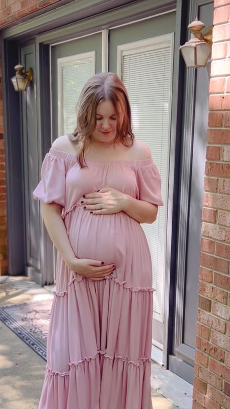 Wearing a size small

Maternity dress, Pinkblush, pink blush, PinkBlushMaternity, gown, baby shower, gender reveal, bump pic, pregnancy, trimester, pregnant, bump fashion, affordable, off shoulder, dusty pink, tiered, maxi, flowy, elastic, flattering, short girl, perfect length, cream, belly, short sleeve

#LTKbump #LTKstyletip #LTKunder100