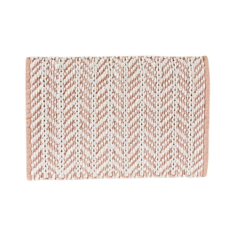 20" x 30" Pastel Petals Bath Rug Light Pink - Saturday Knight Ltd. | Target