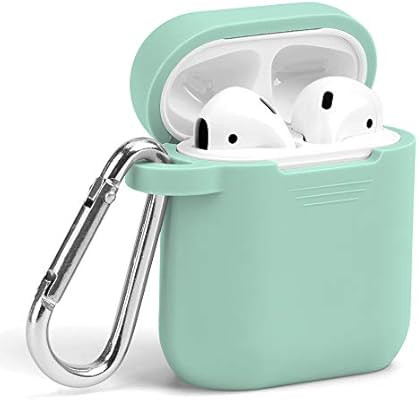 AirPods Case, GMYLE Silicone Protective Shockproof Wireless Charging Airpods Earbuds Case Cover S... | Amazon (US)