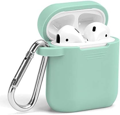 AirPods Case, GMYLE Silicone Protective Shockproof Wireless Charging Airpods Earbuds Case Cover S... | Amazon (US)