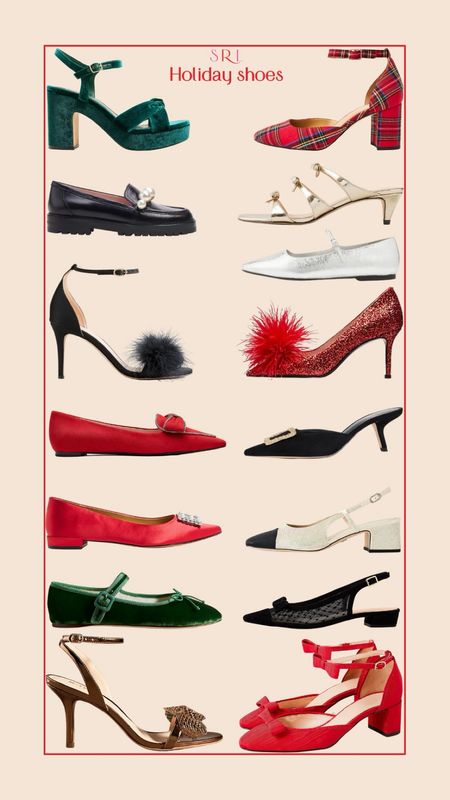 festive holiday shoe picks!! 

#LTKSeasonal #LTKshoecrush #LTKHoliday