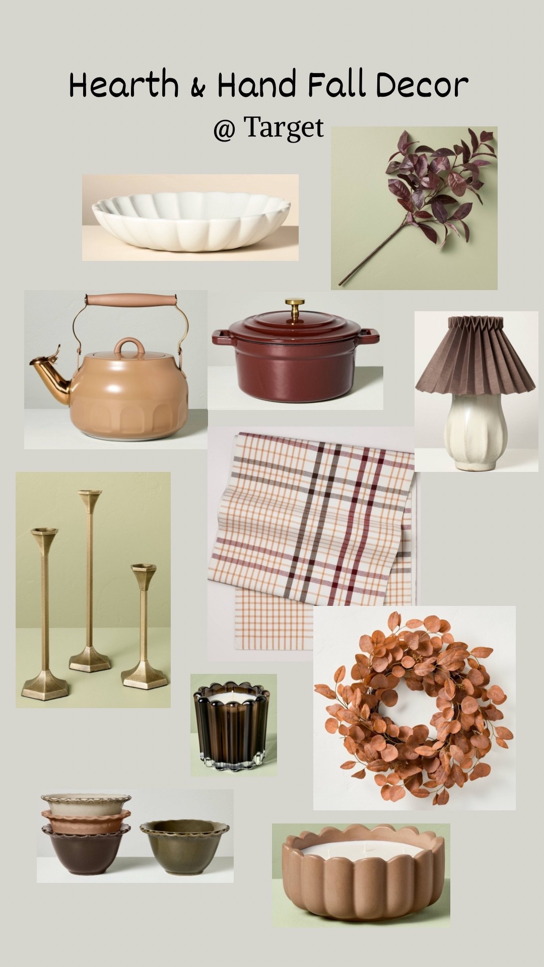 Hearth and Hand with Magnolia Fall decor! Loving all of the warm brown earthy tones! 

#LTKFindsUnder50 #LTKStyleTip #LTKHome