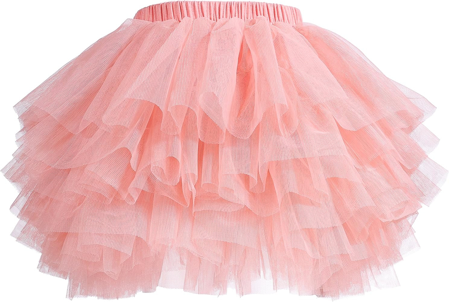 Baby Girls' Tutu Skirt Toddler 6 Layered Tulle Tutus 1-8T | Amazon (US)