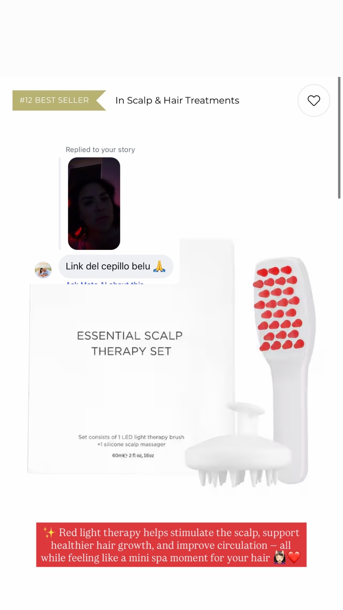Spa feelings and hair growth. Sign me up. ❤️

#LTKmomlife #LTKgrwm #LTKdayinmylife