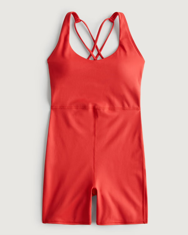 Gilly Hicks Active Plunge Short Onesie | Hollister (US)