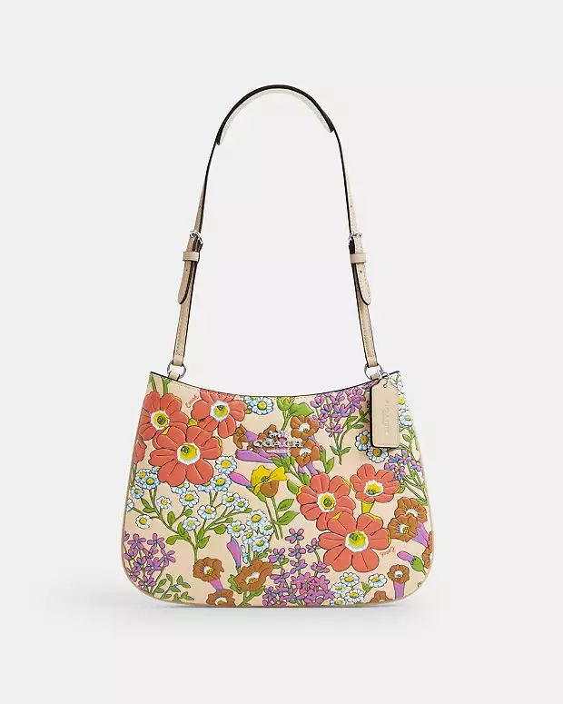 Penelope Shoulder Bag With Floral Print | Coach Outlet