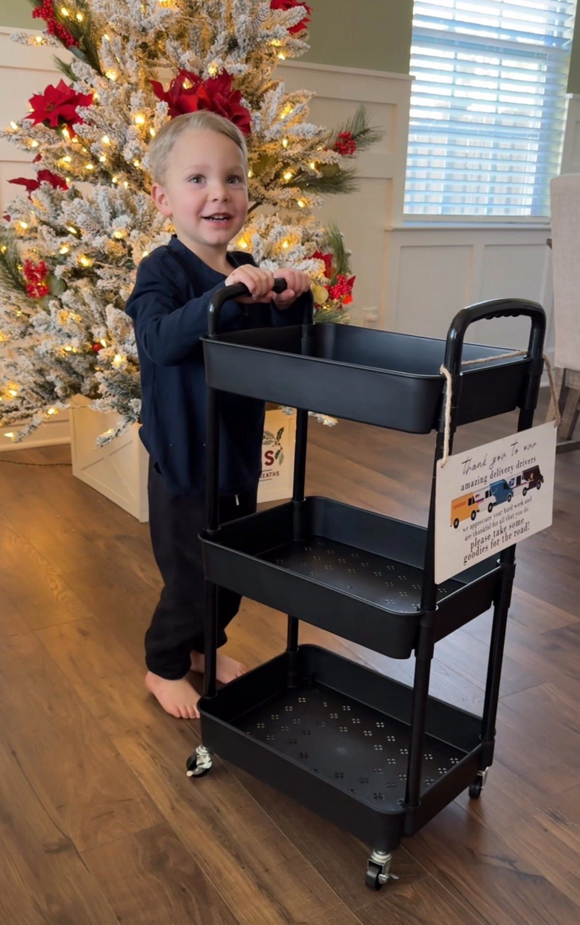 Delivery driver snack cart! 