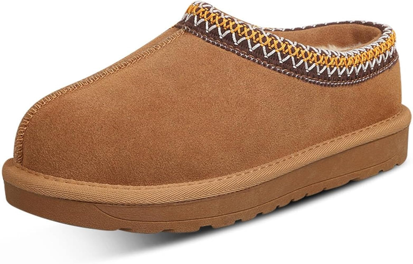 metricfalcon Women's Slippers Platform Mini Boots For Women Suede Leather Indoor/Outdoor Anti-Sli... | Amazon (US)