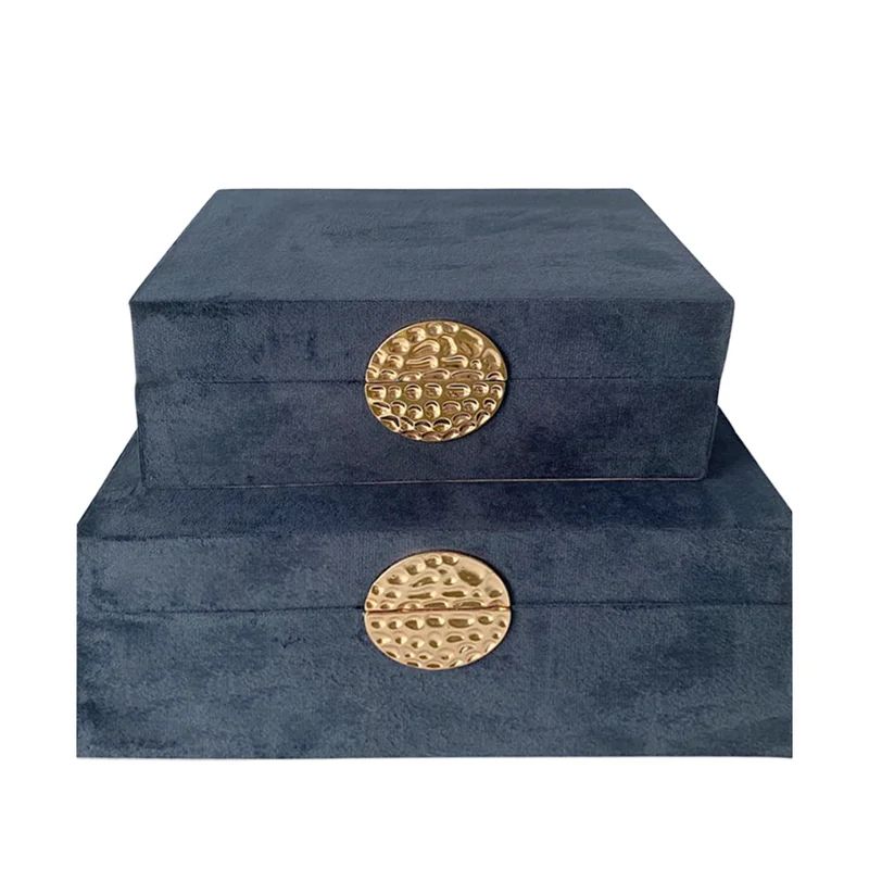 Mariam 2 Piece Wood Boxes Set | Wayfair North America