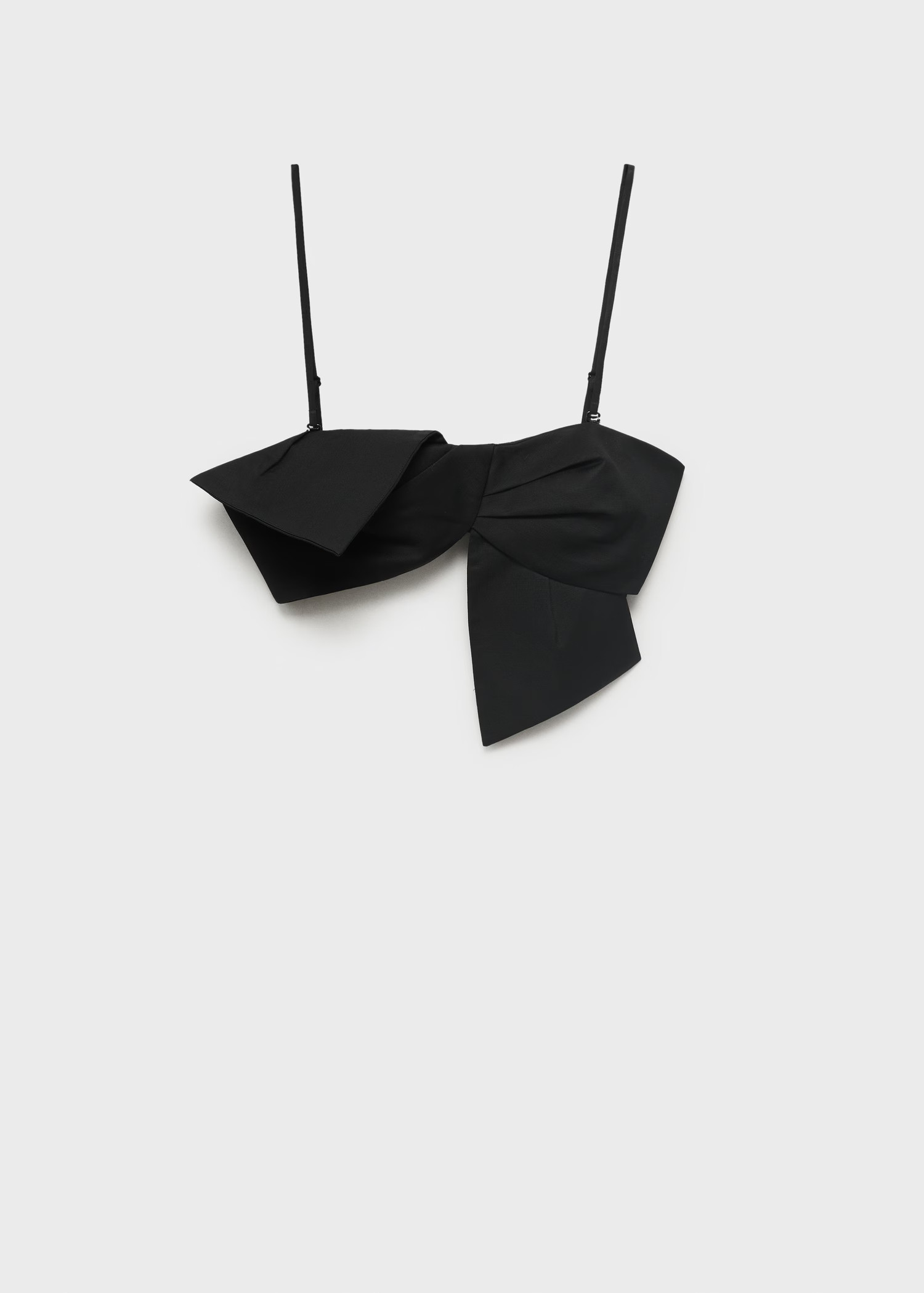 Bow-design crop top - Women | MANGO USA | Mango (US/MX/AU)