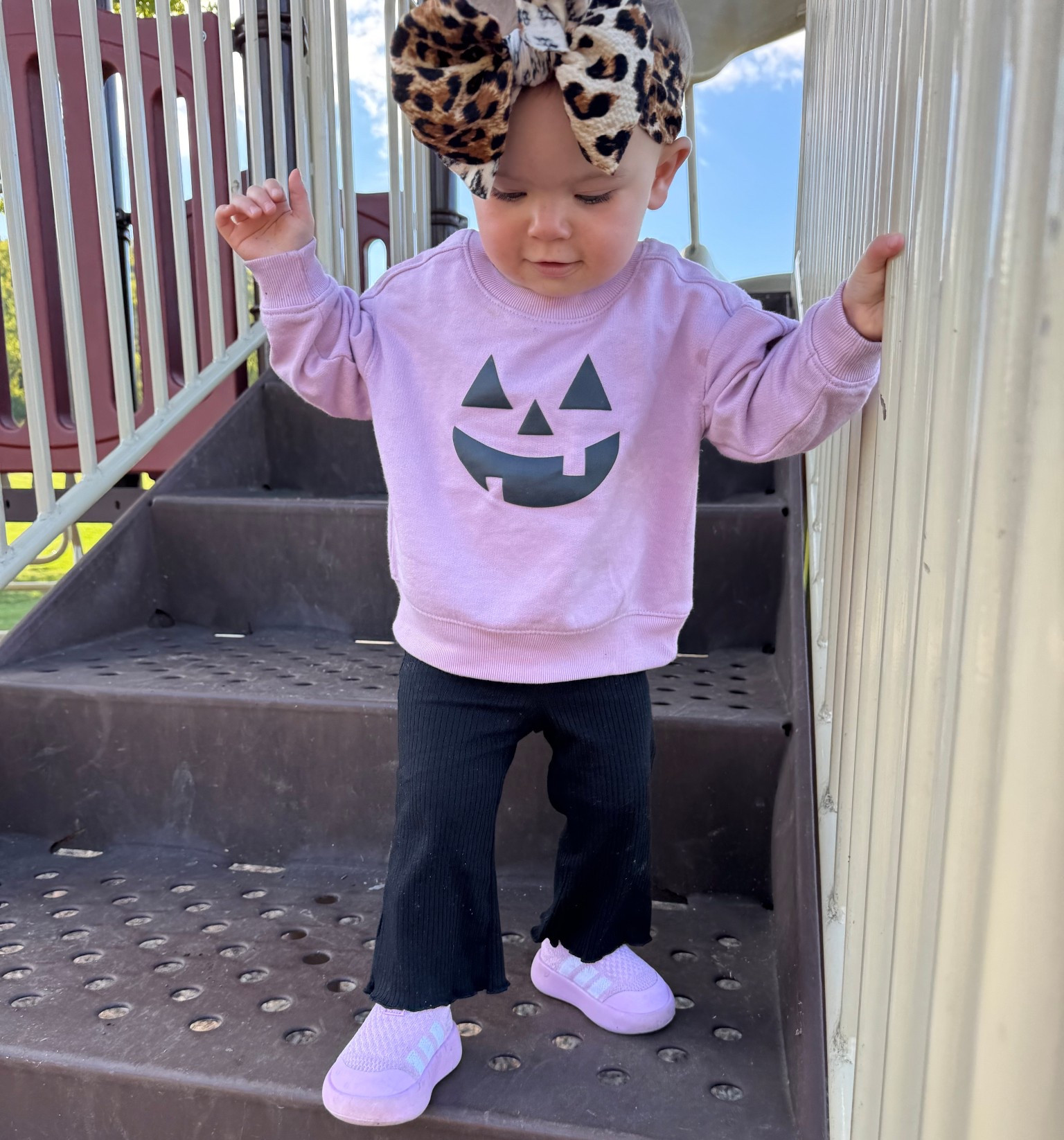 $10 Halloween sweatshirt perfect for your littles. I love that it isn’t fleece so you can still wear it if you have a warmer fall. Goldie is one and is wearing the size 12 months.

#LTKHalloween #LTKBaby #LTKKids