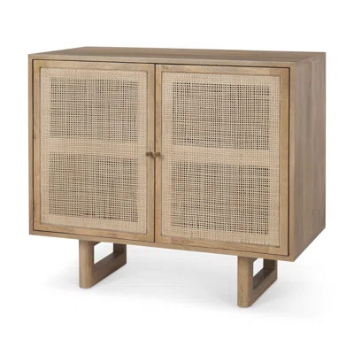 Cinna Solid Wood 2 - Door Accent Cabinet | Wayfair North America