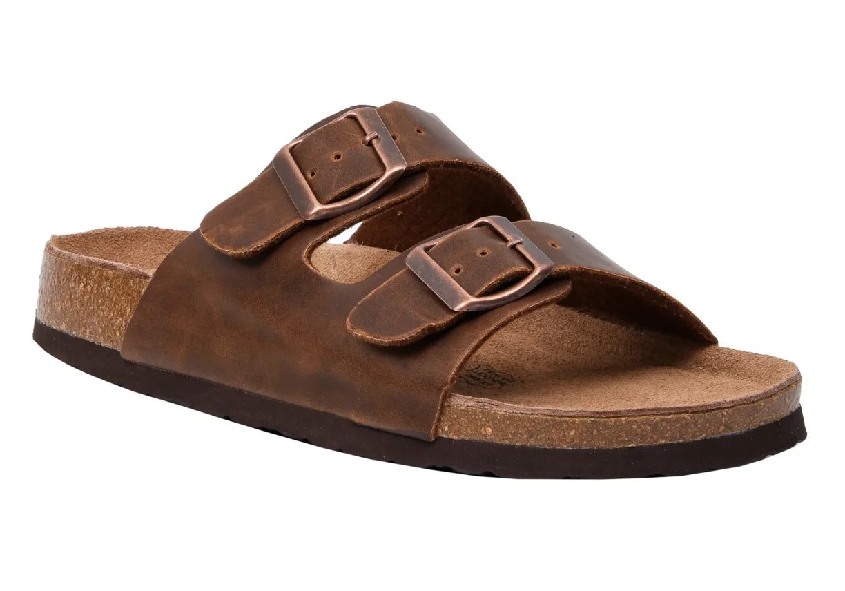 CUSHIONAIRE Women's Lane Cork Footbed Sandal with +Comfort - Walmart.com | Walmart (US)