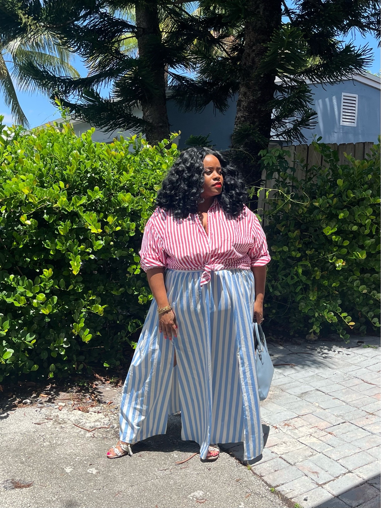 Plus size striped mixed prints

#LTKootd #LTKOver40 #LTKPlusSize