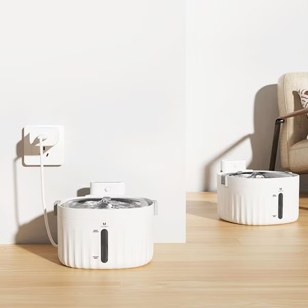 Hanamya Automatic Dog & Cat Water Fountain, White | Chewy.com