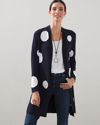 Spun Rayon Dot Cardigan | Chico's