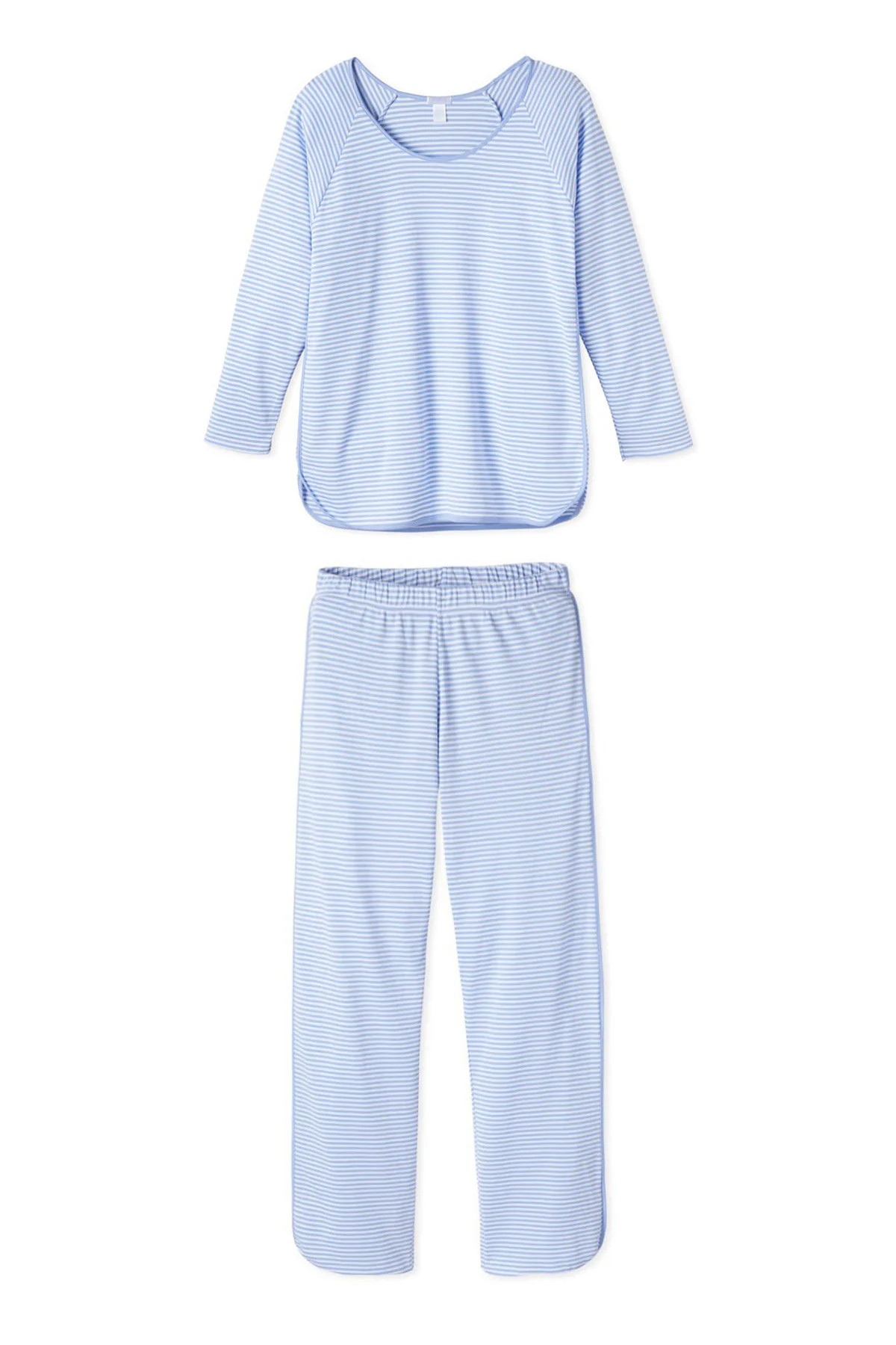 Pima Long-Long Set in Hydrangea | Lake Pajamas