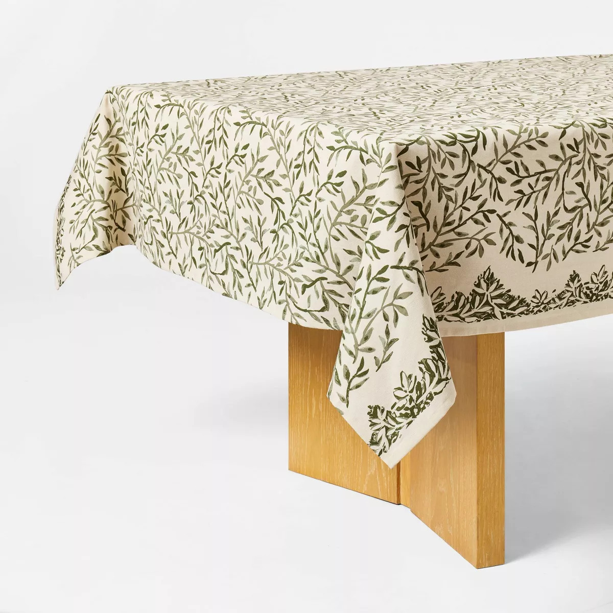 Green Leaf Tablecloth - Threshold™ designed with Studio McGee | Target