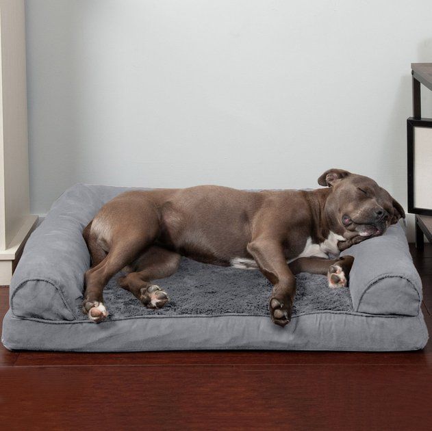 FurHaven Plush & Suede Orthopedic Sofa Cat & Dog Bed | Chewy.com