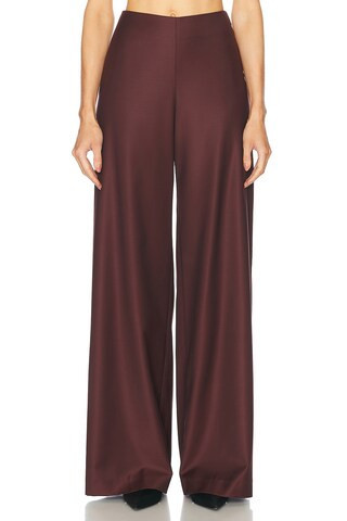 SEV Wide Leg Pant in Burgundy | FWRD 