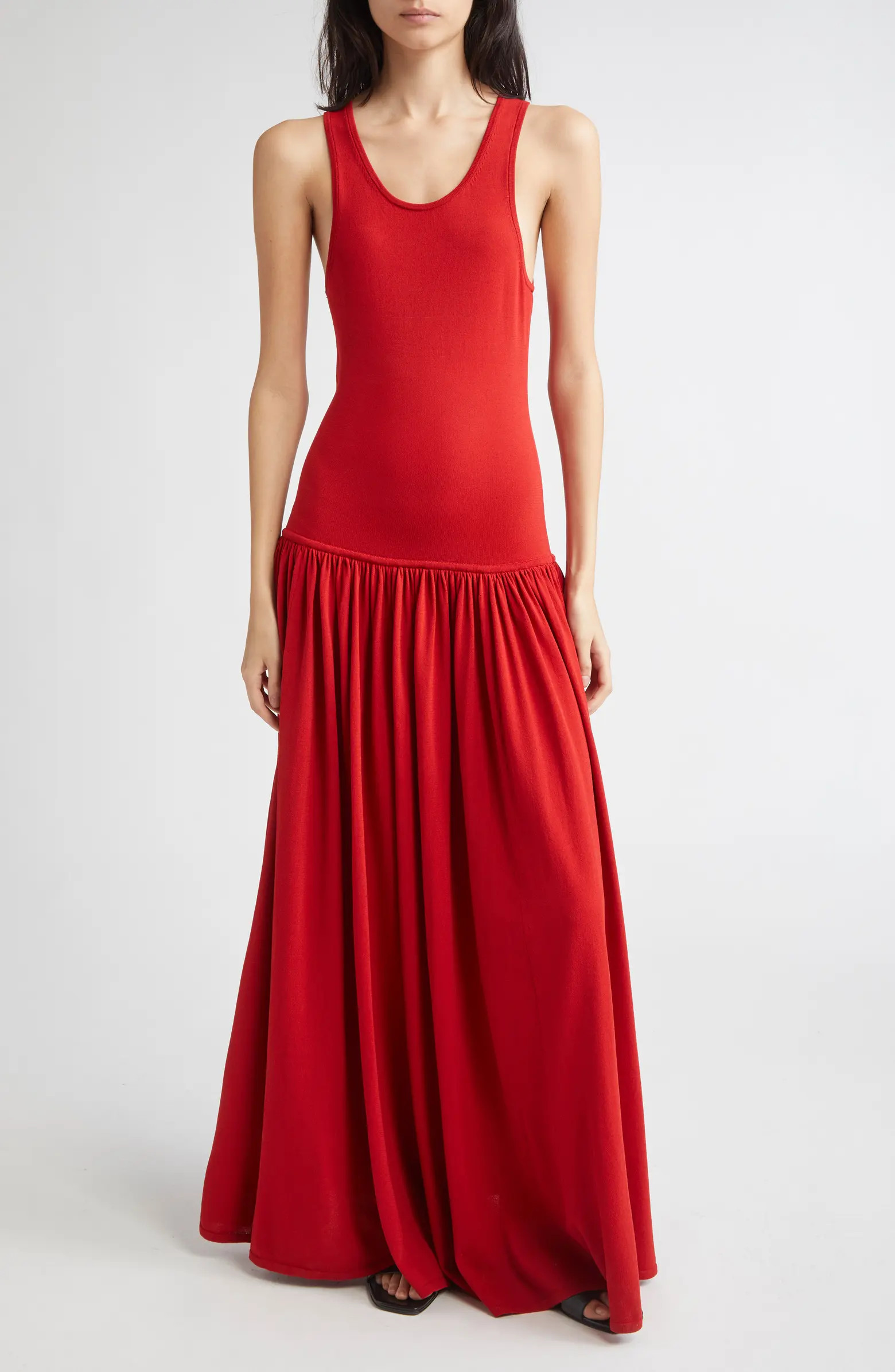 LOULOU DE SAISON Jada Drop Waist Jersey Maxi Dress | Nordstrom | Nordstrom
