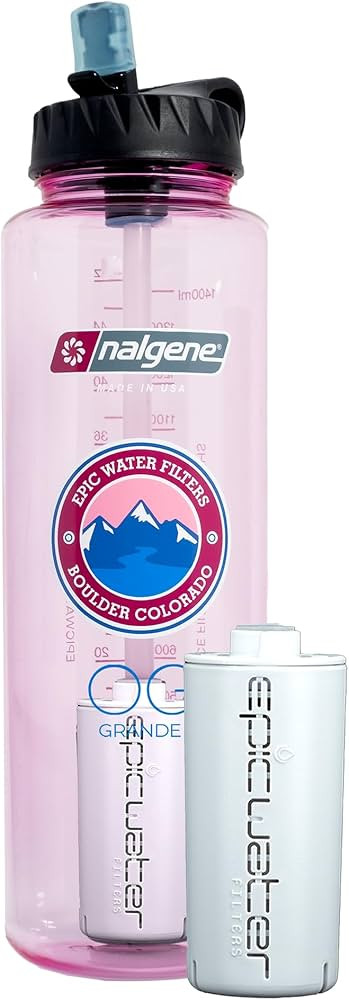 Epic Water Filters Nalgene OG Sustain Tritan USA Made Water Bottle and 75 Gallon Filter - Removes... | Amazon (US)