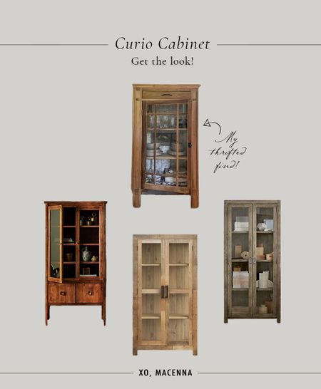 Our beautiful tableware now has the perfect home in the curio cabinet I found, stripped and restored with easy-off! You can get the look with these cabinets! 

#LTKFind #LTKfamily #LTKhome