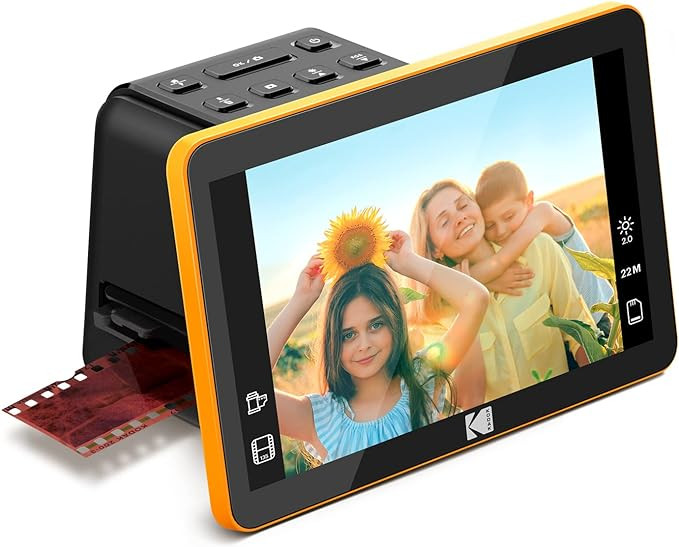 KODAK 7" Digital Film Scanner - Converts 35mm, 126, 110 Negatives & Slides to 22MP JPEGs | Amazon (US)