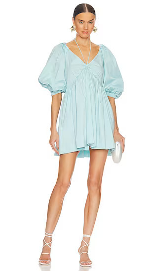 Ilana Mini Dress in Baby Blue | spring cocktail dress winter cocktail party dress cocktail outfit | Revolve Clothing (Global)