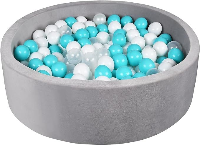Foam Ball Pit, Kiddie Memory Ball Pits for Toddlers Kids Babies Ball Playpen Soft Round Ball Pit ... | Amazon (US)