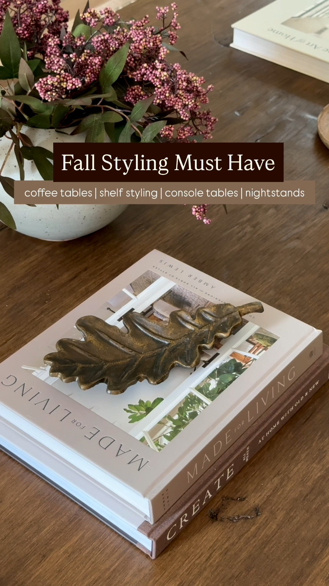 metal leaf tray • decorative leaf dish • antique brass decor • brass leaf tray • fall home decor • fall shelf decor • coffee table decor • console table decor • nightstand decor • shelf styling • decorative catchall • trinket dish • accent tray • vintage inspired decor • organic decor • nature inspired decor • autumn decor • fall styling • affordable home decor • target • fall stems

#LTKHome #LTKSaleAlert