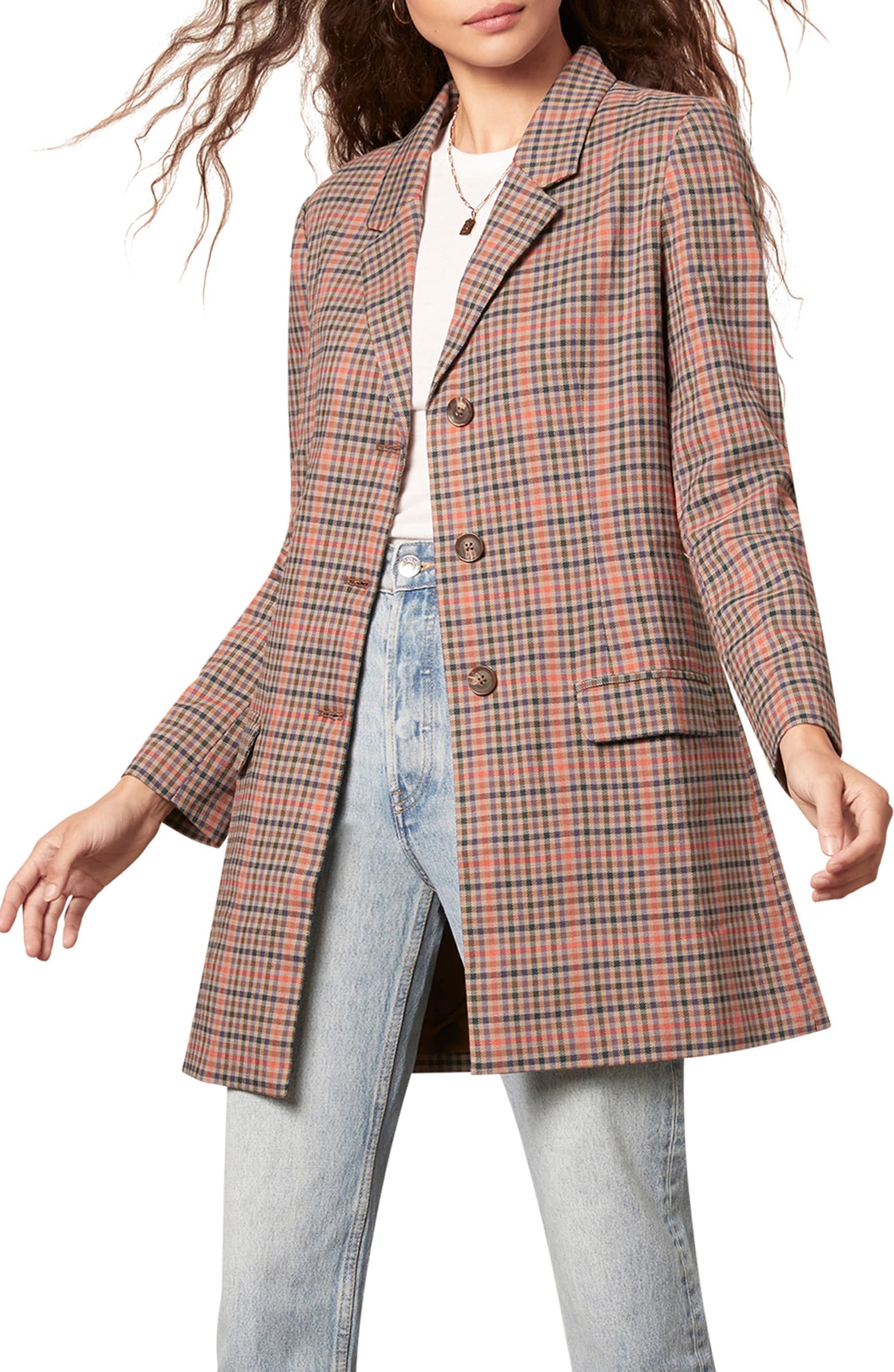 Plaid Boyfriend Blazer | Nordstrom
