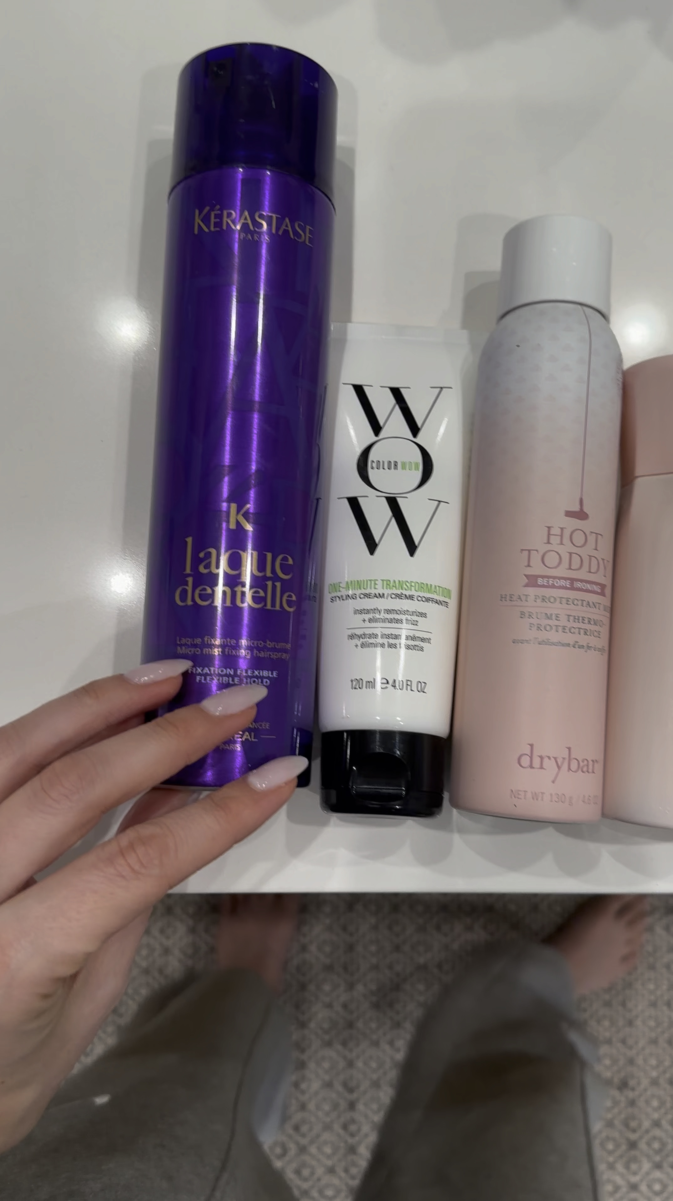 Some hair products I love. I have so many and some that I need to stock up on. I’ll link here 