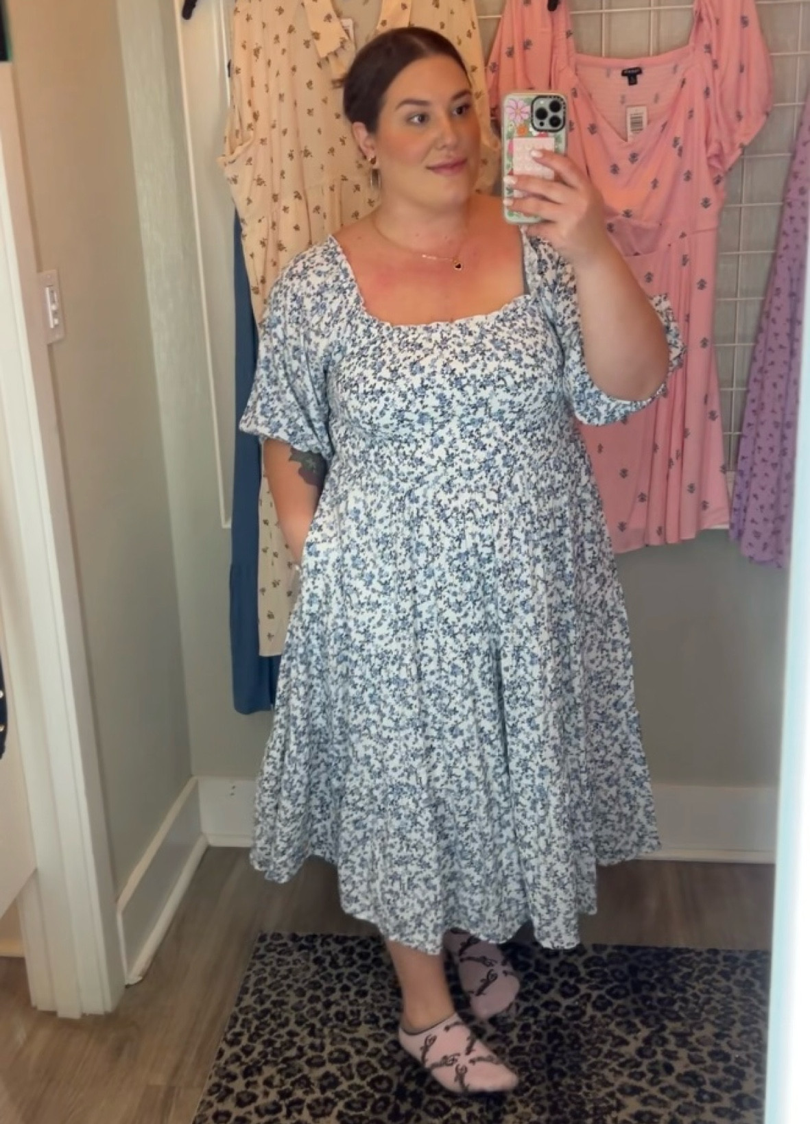 Blue floral dress for Spring 💙

#LTKstyletip #LTKplussize #LTKmidsize