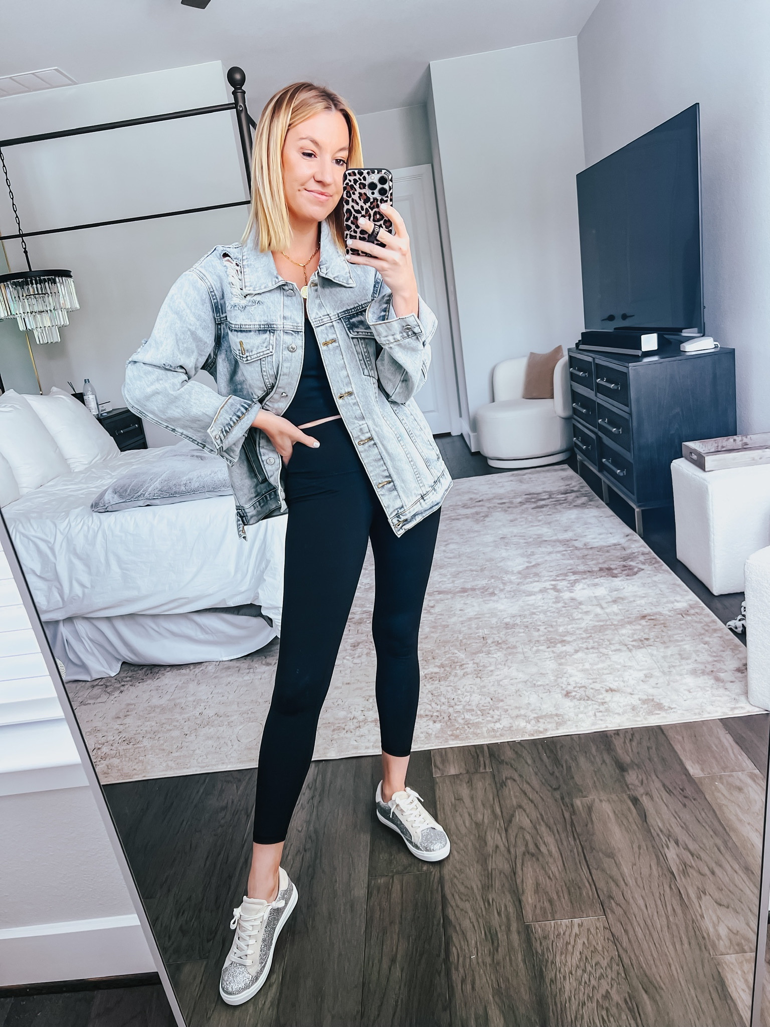 The perfect Amazon jean jacket! I’m wearing a medium! 

#founditonamazon

#LTKstyletip #LTKunder50 #LTKsalealert
