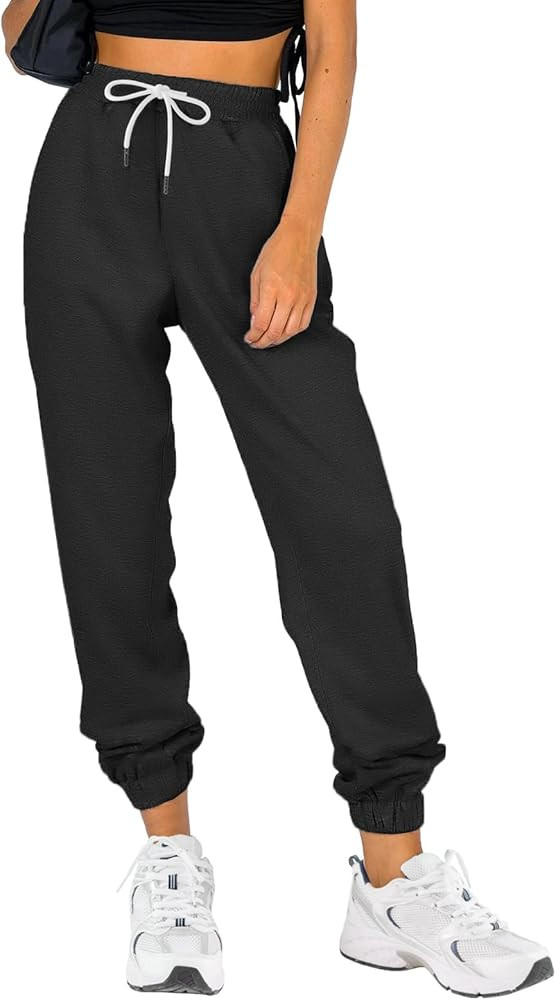 ATHMILE Sweatpants Women Fall Fashion 2025 Baggy Joggers Workout Lounge Lightweight Comfy High Wa... | Amazon (US)
