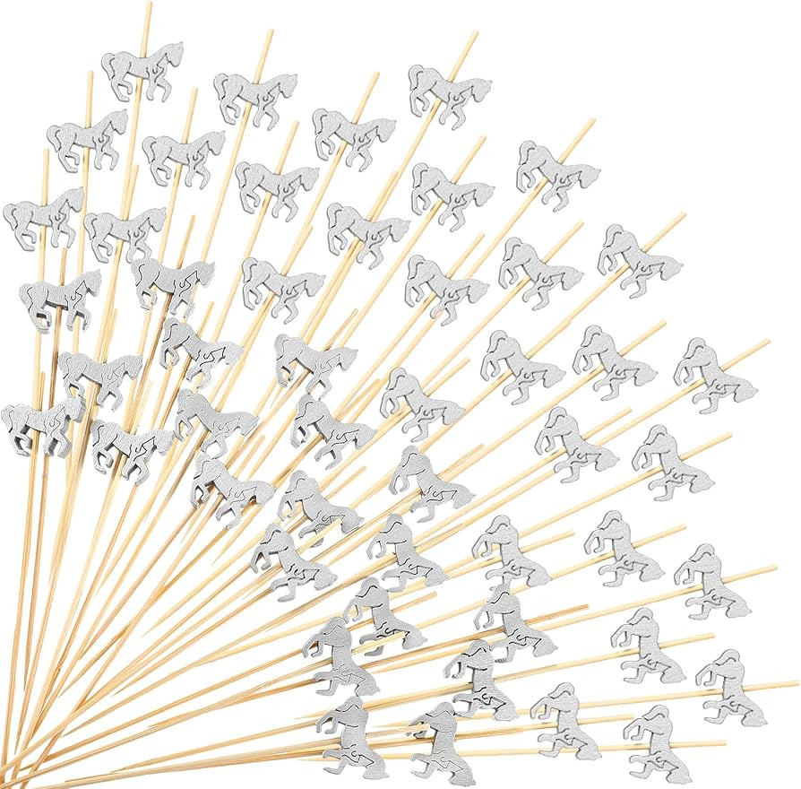 Nitial 200 Pcs 5.12 Inch Club Toothpicks for Appetizers Club Skewers Disposable Bamboo Sandwich F... | Amazon (US)