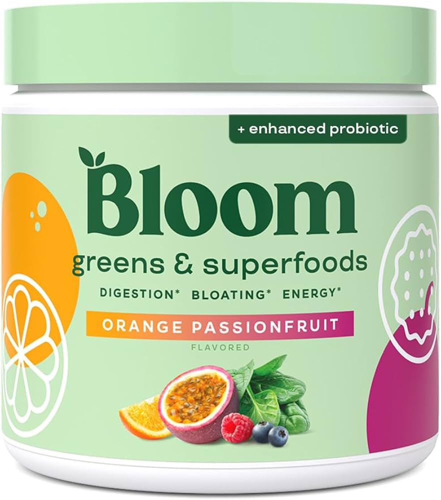 Bloom Nutrition Superfood Greens Powder, Digestive Enzymes with Probiotics and Prebiotics, Gut He... | Amazon (US)