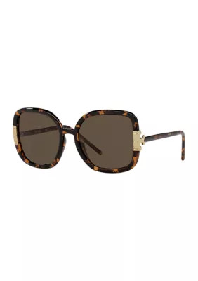 Tory Burch Women's TY9063U Sunglasses, Brown | Belk