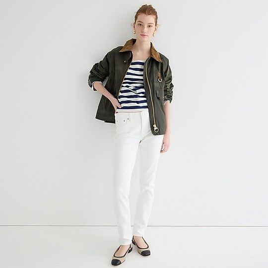 8" toothpick jean in White wash | J.Crew US