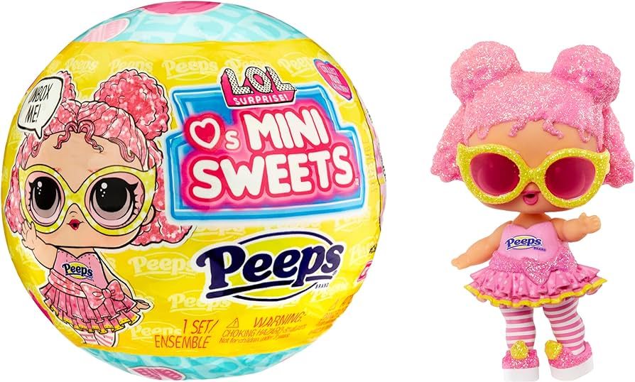 LOL Surprise Loves Mini Sweets - Peeps Fluff Chick with Collectible Doll, 7 Surprises, Spring Eas... | Amazon (US)