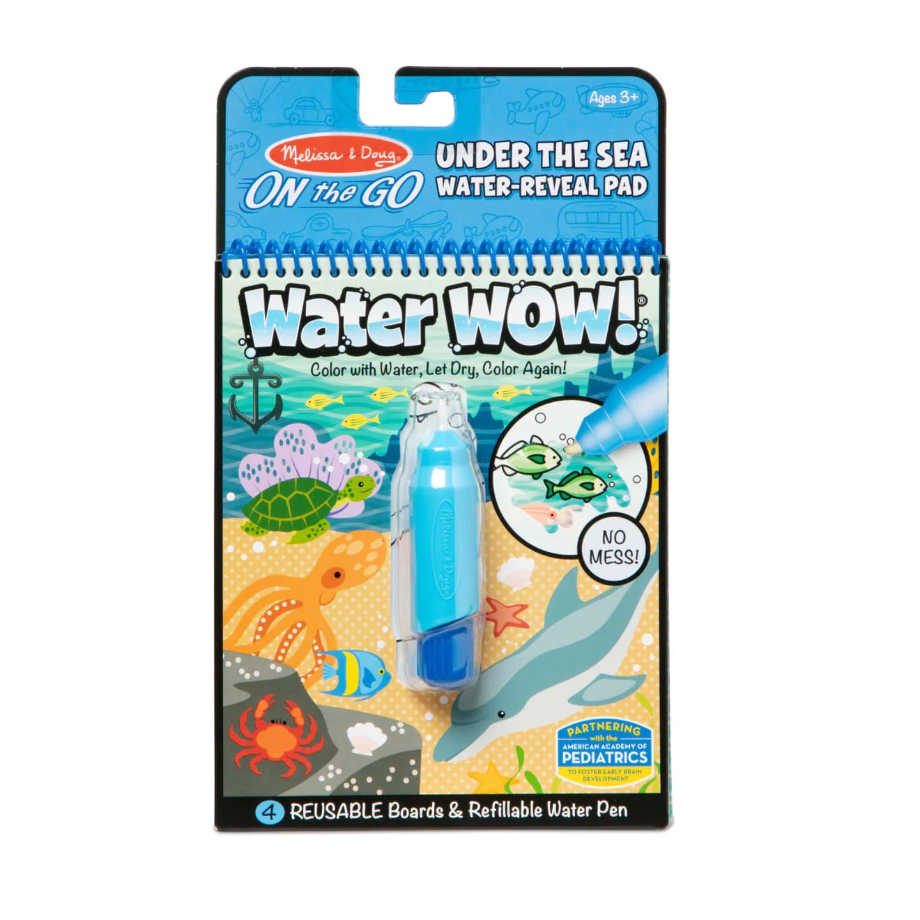 Water Wow! - Under The Sea Water Reveal Pad - On the Go Travel Activity | Melissa and Doug