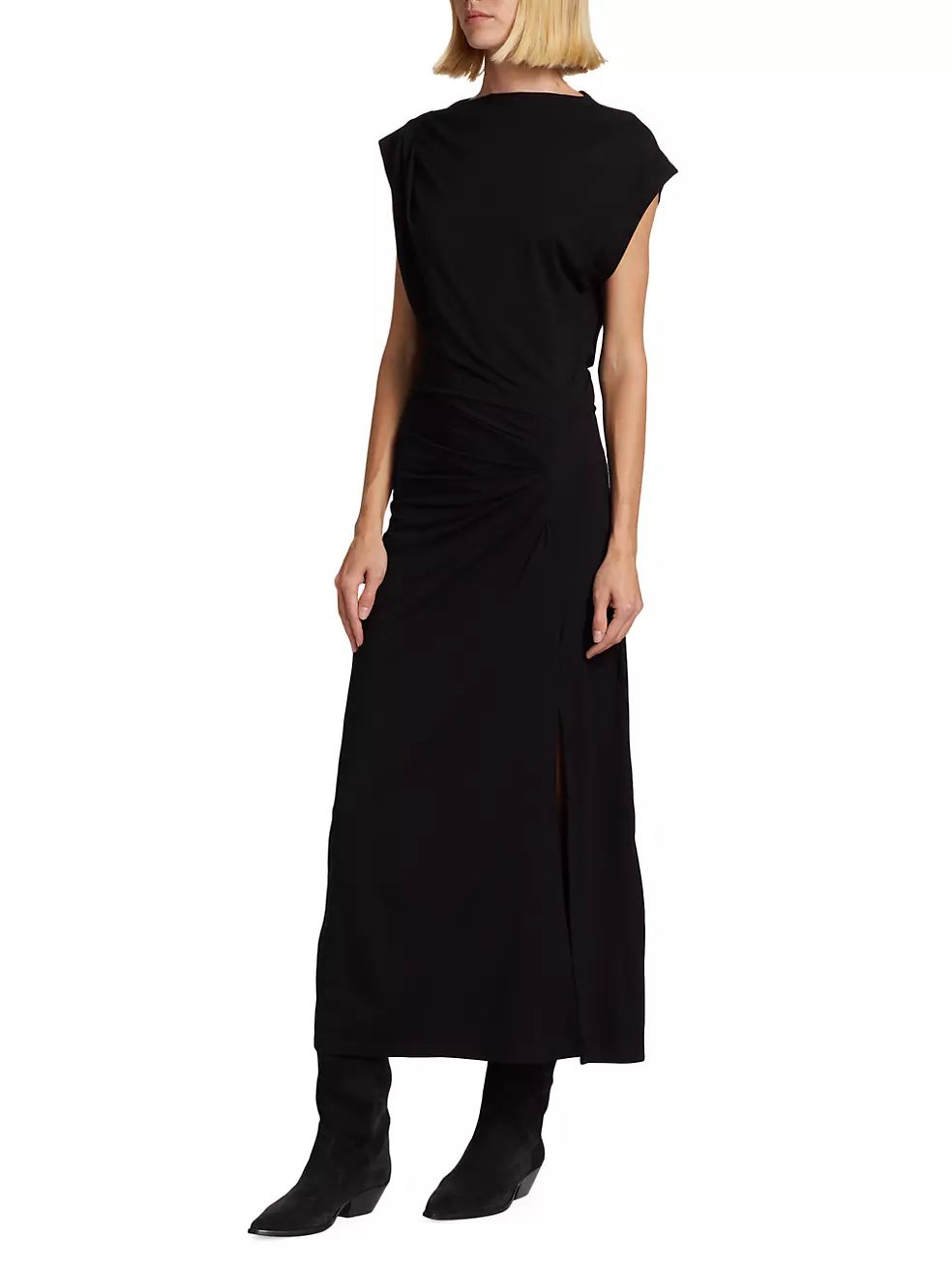 Isabel Marant Étoile Naerys Gathered Jersey Maxi Dress | Saks Fifth Avenue