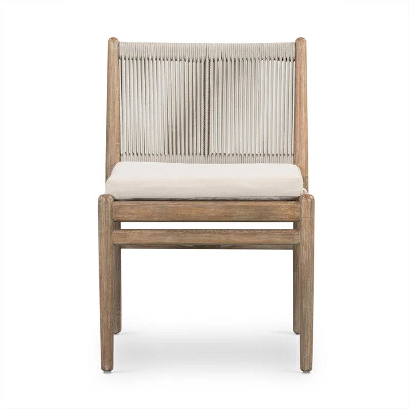 Bromell Outdoor Dining Side Chair with Cushion | Wayfair North America