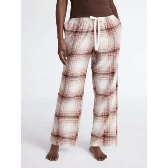 Joyspun Women's Flannel Sleep Pants, 30'' Inseam, Sizes XS-3X | Walmart (US)