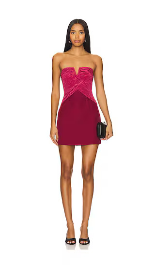 Gianna Dress in Maroon | Revolve Clothing (Global)