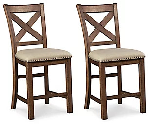 Moriville Counter Height Bar Stool
 (Set of 2) | Ashley Homestore