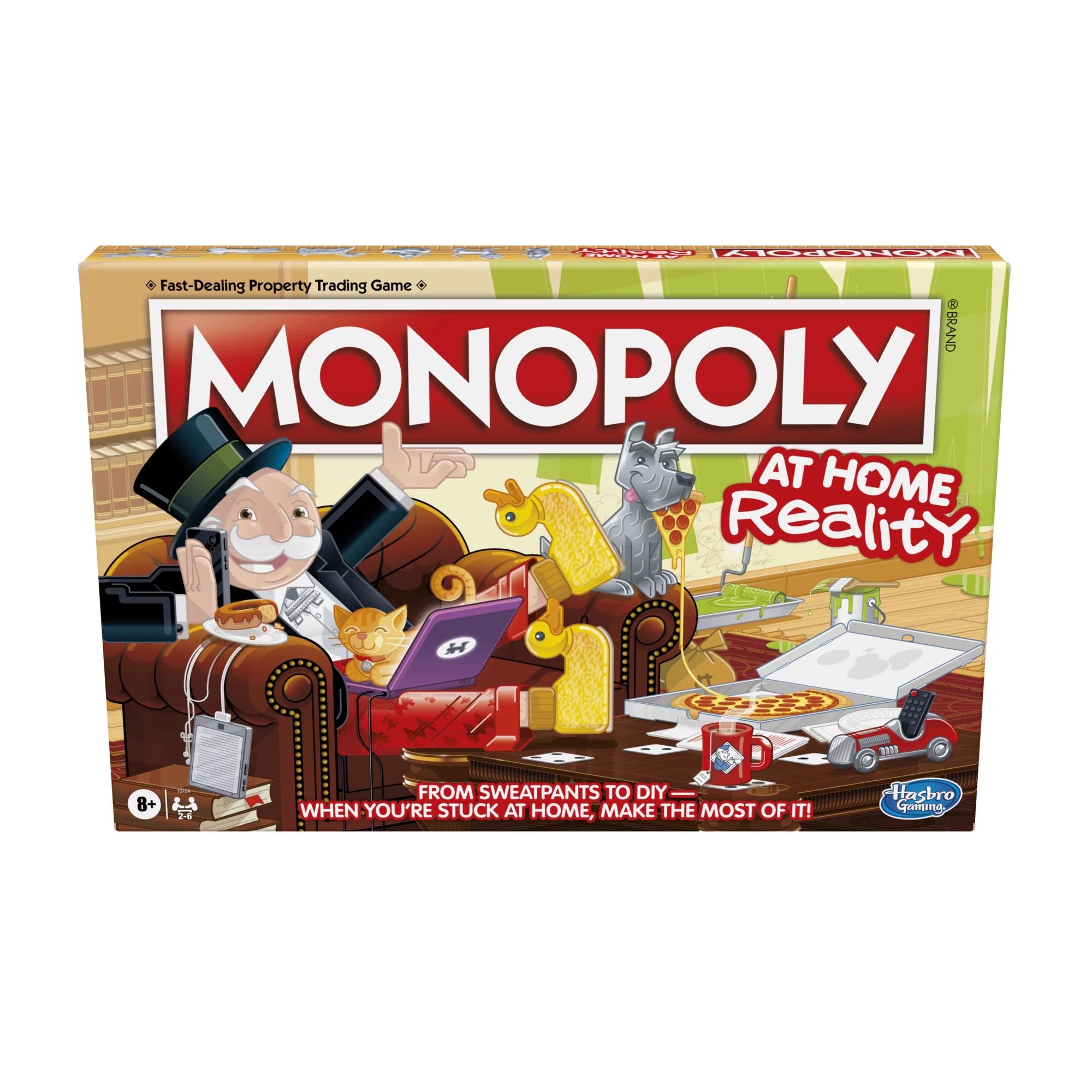 Monopoly Game: at Home Reality Edition Family Board Game for 2 to 6 Players, Toys for Kids Ages 8... | Walmart (US)